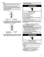 Предварительный просмотр 5 страницы KitchenAid KBFL25EVMS1 User Instructions