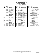 Предварительный просмотр 2 страницы KitchenAid KBFO42FSX00 Parts List