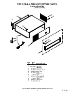 Предварительный просмотр 4 страницы KitchenAid KBFO42FTX00 Cabinet Parts