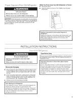 Preview for 3 page of KitchenAid KBFS20ECBL00 User Instructions