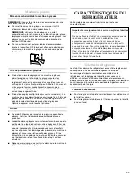 Preview for 37 page of KitchenAid KBFS20ET Use And Care Manual