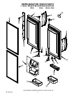 Preview for 7 page of KitchenAid KBFS20ETBL - 19.7 cu. ft. 35 5/8 in. Width ArchitectR Series IIBl Cabinet Parts