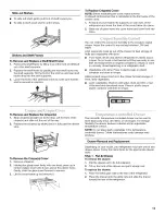 Предварительный просмотр 15 страницы KitchenAid KBFS20ETBL00 Use & Care Manual