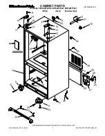 Предварительный просмотр 1 страницы KitchenAid KBFS20ETBL01 Cabinet Parts