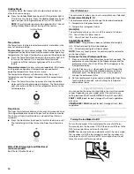 Preview for 10 page of KitchenAid KBFS20EVMS - 19.7 cu. ft User Instructions