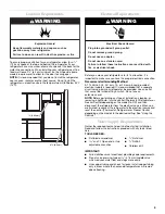 Предварительный просмотр 3 страницы KitchenAid KBFS22EWMS User Manual