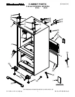 KitchenAid KBFS25EVBL - 24.8 cu. ft. Refrigerator Parts List предпросмотр