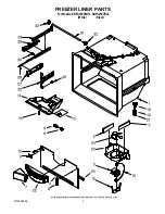 Preview for 3 page of KitchenAid KBFS25EVBL - 24.8 cu. ft. Refrigerator Parts List