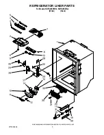 Preview for 5 page of KitchenAid KBFS25EVBL - 24.8 cu. ft. Refrigerator Parts List