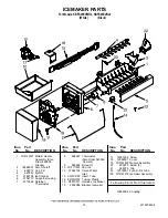 Preview for 14 page of KitchenAid KBFS25EVBL - 24.8 cu. ft. Refrigerator Parts List