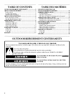 Preview for 2 page of KitchenAid KBFU271 Installation Instructions And Use & Care Manual