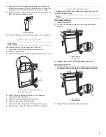 Preview for 9 page of KitchenAid KBFU271 Installation Instructions And Use & Care Manual