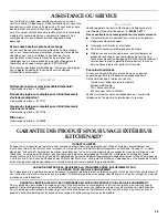 Preview for 23 page of KitchenAid KBFU271 Installation Instructions And Use & Care Manual