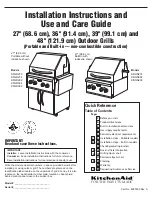 KitchenAid KBGN274 Installation Instructions And Use And Care Manual предпросмотр