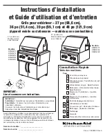 Предварительный просмотр 25 страницы KitchenAid KBGN274 Installation Instructions And Use And Care Manual