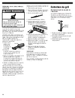 Preview for 30 page of KitchenAid KBGS274LSS Installation Instructions And Use And Care Manual