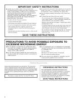 Preview for 4 page of KitchenAid KBHS109B Use & Care Manual