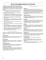 Preview for 10 page of KitchenAid KBHS109BSS Use And Care Manual