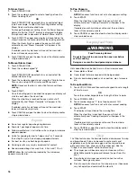 Preview for 16 page of KitchenAid KBHS109BSS Use And Care Manual