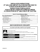 KitchenAid KBHS109BSS00 Installation Instructions Manual preview