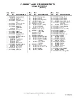 Preview for 6 page of KitchenAid KBHS109SSS03 Parts List