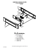 Preview for 3 page of KitchenAid KBHS109SSS04 Parts List