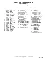 Preview for 6 page of KitchenAid KBHS109SSS04 Parts List