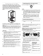 Предварительный просмотр 6 страницы KitchenAid KBL036FTX Use & Care Manual