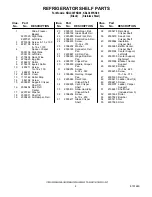 Предварительный просмотр 8 страницы KitchenAid KBLC36FKB00 Parts List