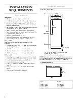 Предварительный просмотр 4 страницы KitchenAid KBLC36FKB01 Installation Manual