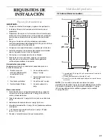 Предварительный просмотр 21 страницы KitchenAid KBLC36FKB01 Installation Manual