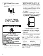 Предварительный просмотр 48 страницы KitchenAid KBLC36FKB01 Installation Manual