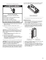 Предварительный просмотр 51 страницы KitchenAid KBLC36FKB01 Installation Manual