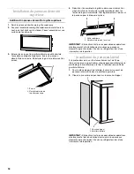 Предварительный просмотр 54 страницы KitchenAid KBLC36FKB01 Installation Manual