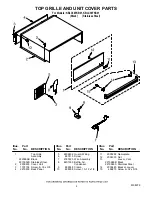 Предварительный просмотр 4 страницы KitchenAid KBLC36FKB01 Parts List