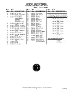 Предварительный просмотр 14 страницы KitchenAid KBLC36FKB01 Parts List