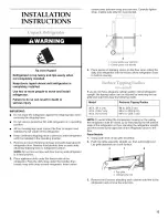 Preview for 13 page of KitchenAid KBLC36FKS01 Installation Manual