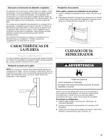 Предварительный просмотр 27 страницы KitchenAid KBLC36FMS00 Use & Care Manual