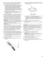 Предварительный просмотр 45 страницы KitchenAid KBLC36FMS00 Use & Care Manual