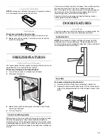 Предварительный просмотр 11 страницы KitchenAid KBLC36FMS01 Use & Care Manual