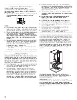 Предварительный просмотр 22 страницы KitchenAid KBLC36FMS01 Use & Care Manual