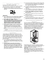 Предварительный просмотр 39 страницы KitchenAid KBLC36FMS01 Use & Care Manual