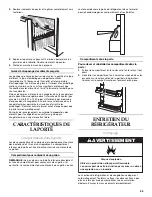 Предварительный просмотр 45 страницы KitchenAid KBLC36FMS01 Use & Care Manual