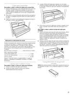 Предварительный просмотр 27 страницы KitchenAid KBLC36FMS02 Use & Care Manual