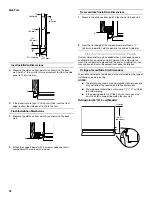 Предварительный просмотр 18 страницы KitchenAid KBLC36FTS - 36" Bottom-Freezer Refrigerator Installation Manual