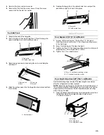 Предварительный просмотр 25 страницы KitchenAid KBLC36FTS - 36" Bottom-Freezer Refrigerator Installation Manual