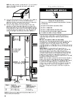 Предварительный просмотр 32 страницы KitchenAid KBLC36FTS - 36" Bottom-Freezer Refrigerator Installation Manual