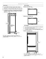 Предварительный просмотр 34 страницы KitchenAid KBLC36FTS - 36" Bottom-Freezer Refrigerator Installation Manual