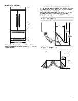 Предварительный просмотр 35 страницы KitchenAid KBLC36FTS - 36" Bottom-Freezer Refrigerator Installation Manual