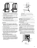 Предварительный просмотр 47 страницы KitchenAid KBLC36FTS - 36" Bottom-Freezer Refrigerator Installation Manual